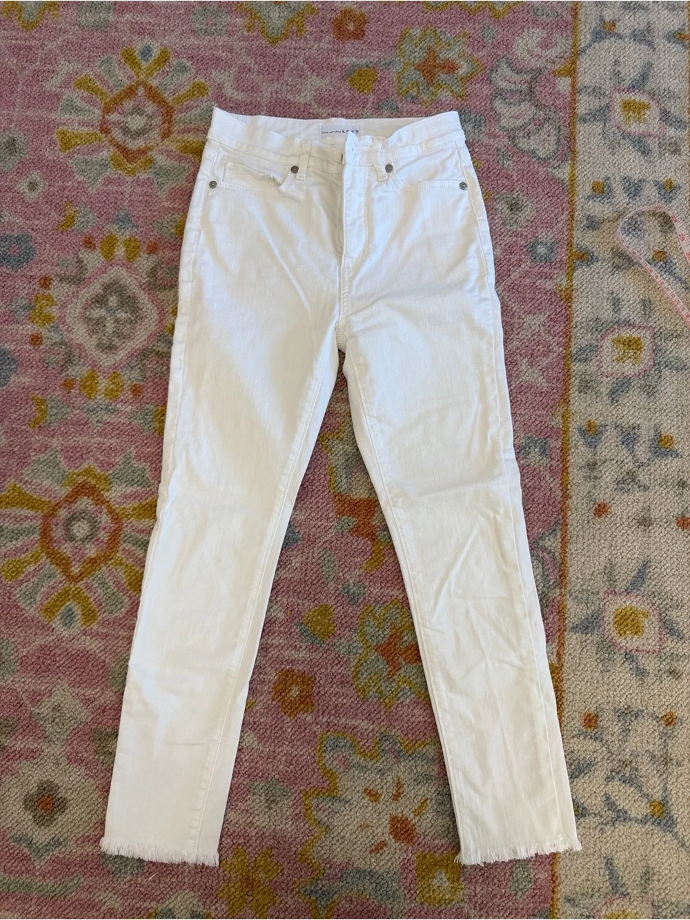 LOFT Petite White Skinny Jeans for Women